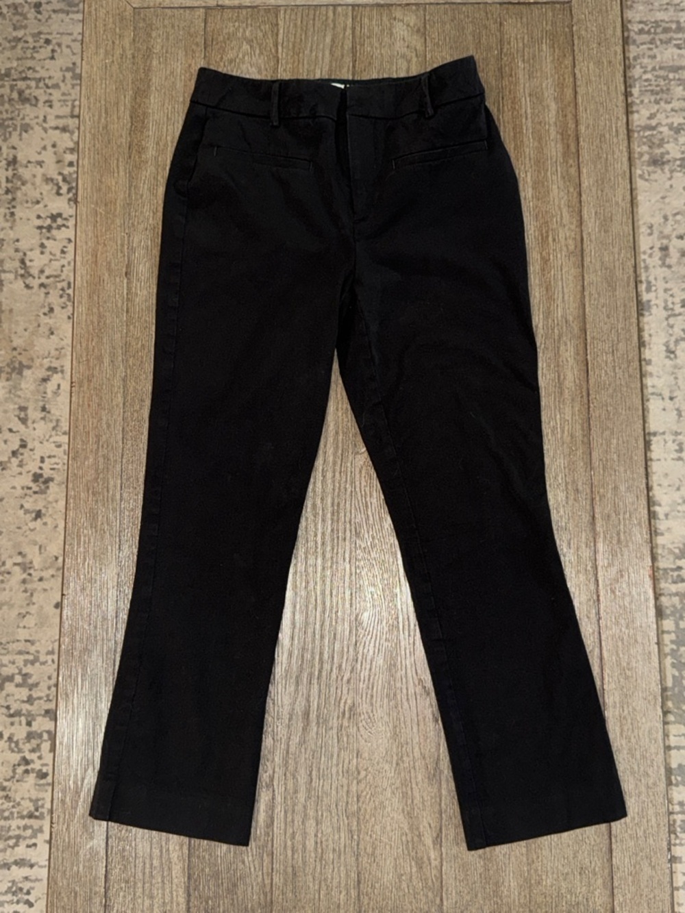 MAEVE The Essential Slim Kick Flare Pants Black